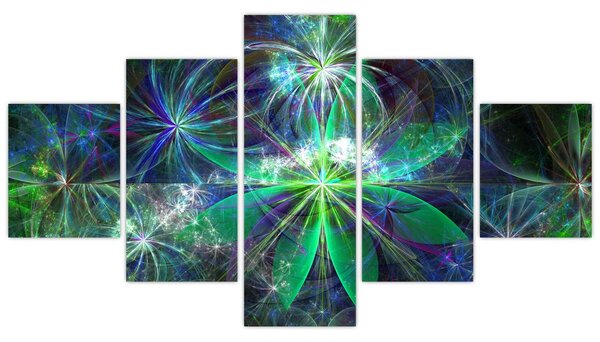 Obraz - Abstraktní geometrické tvary (125x70 cm)