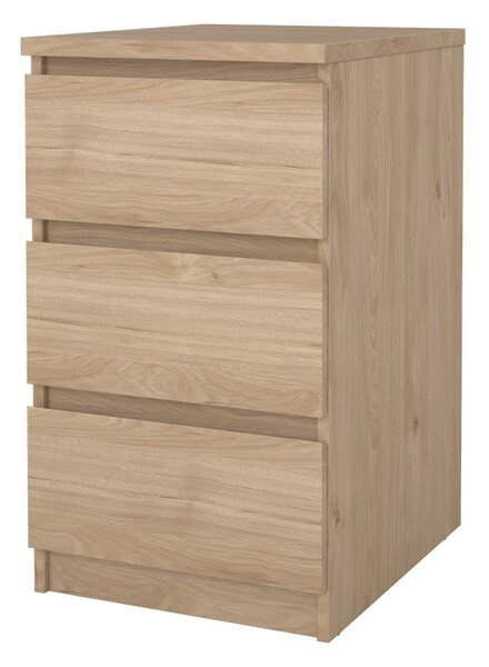 Komoda v dekoru dubu v přírodní barvě 40x70x50 cm Naia – Tvilum