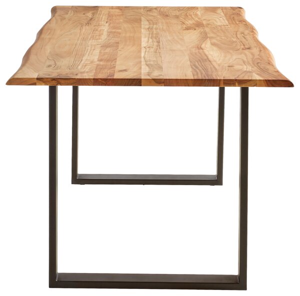 JÍDELNÍ STŮL, akácie, černá, barvy akácie, 200/100/76 cm P & B - Online Only jídelní stoly, Online Only
