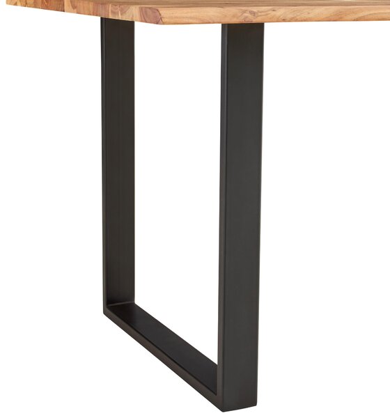 JÍDELNÍ STŮL, akácie, černá, barvy akácie, 200/100/76 cm P & B - Online Only jídelní stoly, Online Only