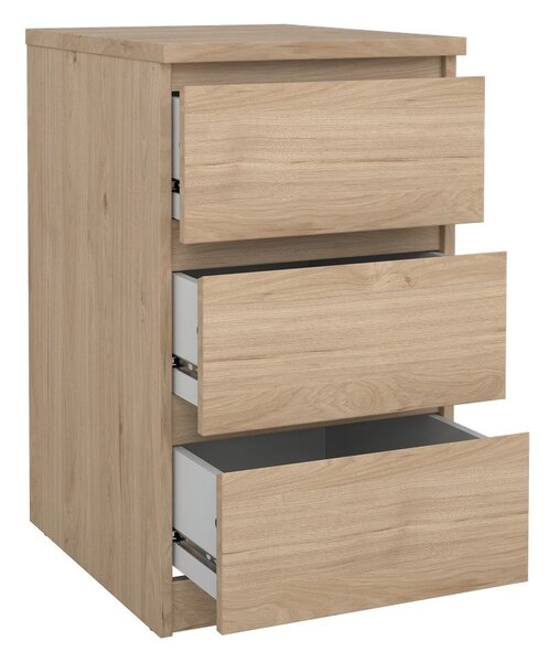 Komoda v dekoru dubu v přírodní barvě 40x70x50 cm Naia – Tvilum