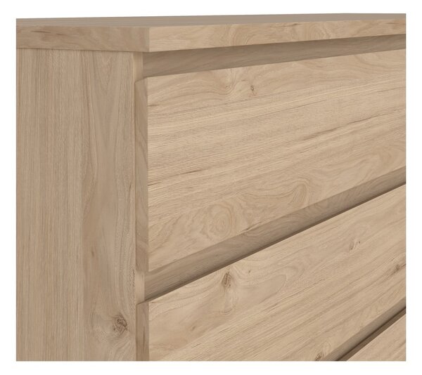 Komoda v dekoru dubu v přírodní barvě 154x70x50 cm Naia – Tvilum