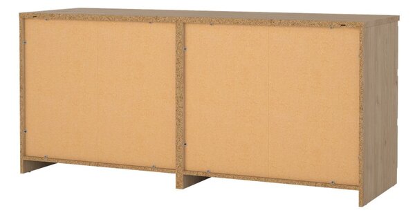 Komoda v dekoru dubu v přírodní barvě 154x70x50 cm Naia – Tvilum