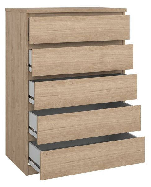 Komoda v dekoru dubu v přírodní barvě 77x111x50 cm Naia – Tvilum