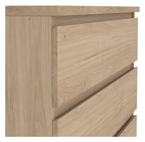 Komoda v dekoru dubu v přírodní barvě 77x111x50 cm Naia – Tvilum
