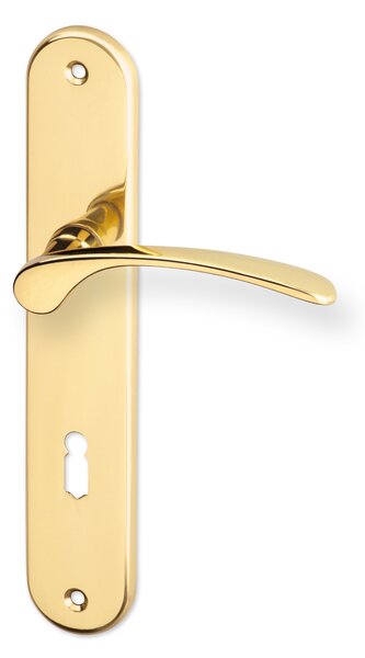 ACT dveřní kování JANA OV (mosaz) Provedení: BB (obyčejný klíč), Rozteč: 72 mm