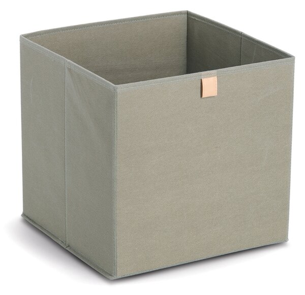 Zeller Present Úložný box, kostka, do čtvercový knihoven WOVEN 32x32x32, khaki