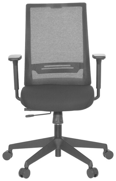OTOČNÁ ŽIDLE, síťovina, plochá tkanina, černá MID.YOU - Online Only kancelářské židle, Online Only