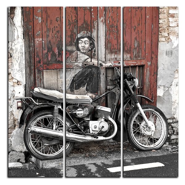 Obraz na plátně - Street art - čtverec 3150QB (105x105 cm)