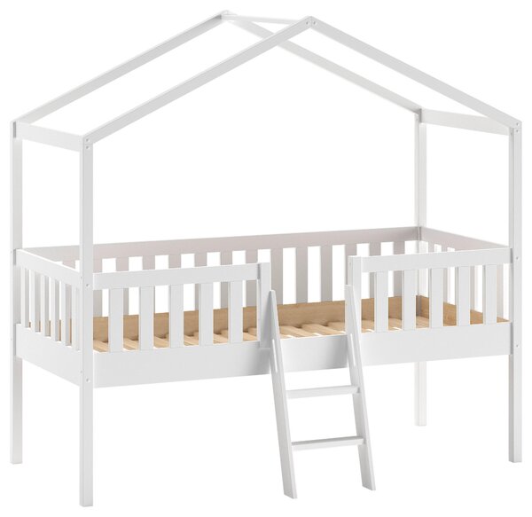 DĚTSKÁ POSTEL SE STŘÍŠKOU, 90/200 cm bílá MID.YOU - Dětské postele, Online Only