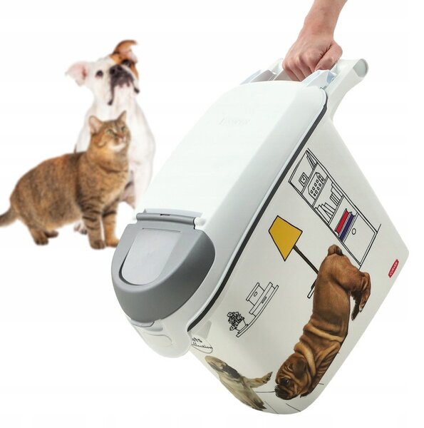 CURVER Kontejner a úložný box na granule pro psy, 15l/6kg DOG