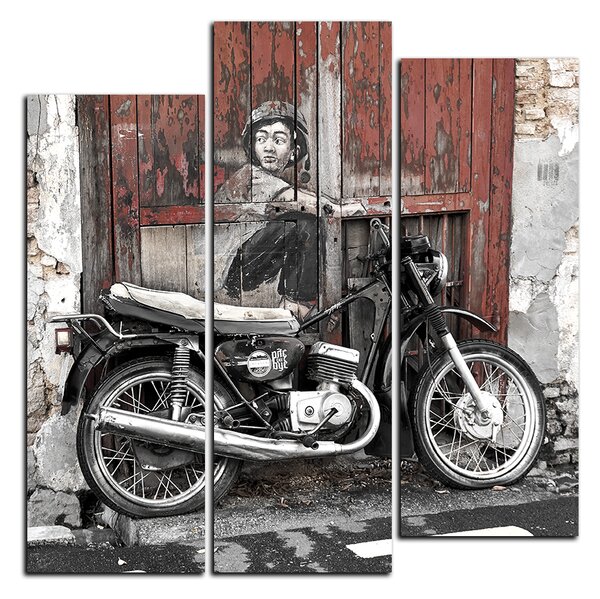 Obraz na plátně - Street art - čtverec 3150QC (105x105 cm)