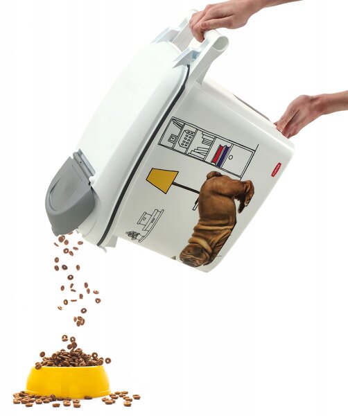 CURVER Kontejner a úložný box na granule pro psy, 15l/6kg DOG
