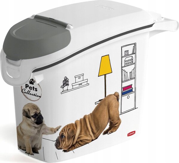 CURVER Kontejner a úložný box na granule pro psy, 15l/6kg DOG
