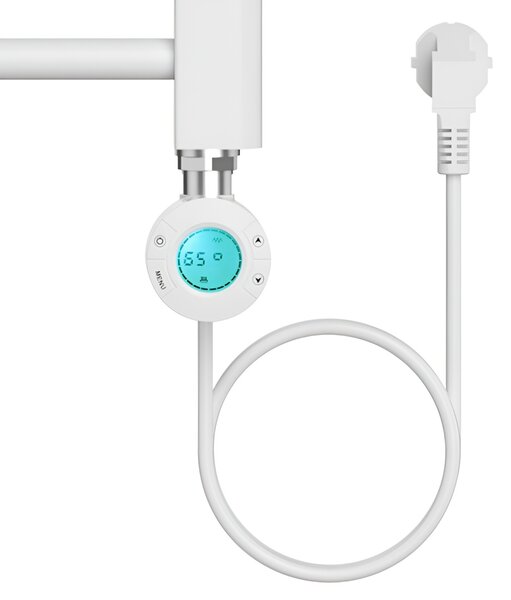 BPS-koupelny Elektrický koupelnový radiátor KATLA WH 250W, 50x100 cm, bílý