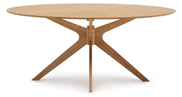 Jídelní stůl s deskou v dubovém dekoru 110x180 cm Naanim – Kave Home