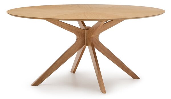 Jídelní stůl s deskou v dubovém dekoru 110x180 cm Naanim – Kave Home