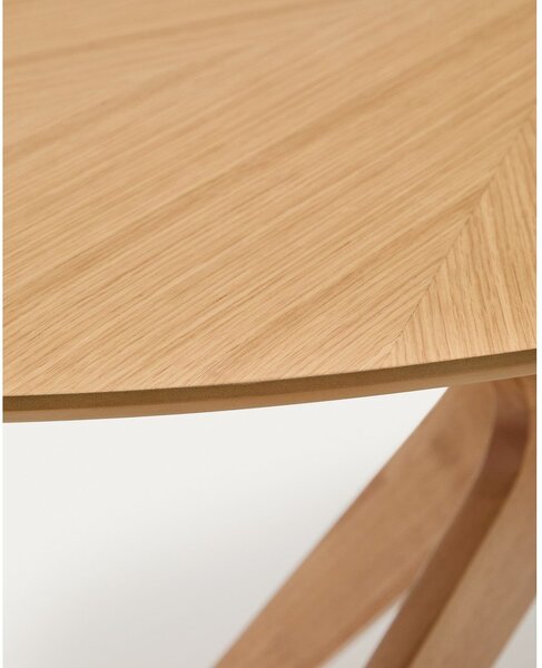 Jídelní stůl s deskou v dubovém dekoru 110x180 cm Naanim – Kave Home