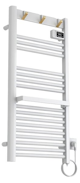 BPS-koupelny Elektrický koupelnový radiátor YASUR WH ECO 500W, 50x105 cm, bílý