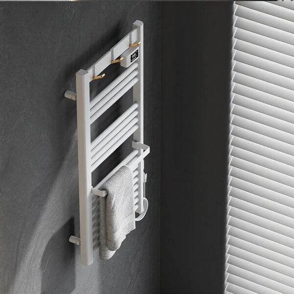 BPS-koupelny Elektrický koupelnový radiátor YASUR WH ECO 500W, 50x105 cm, bílý