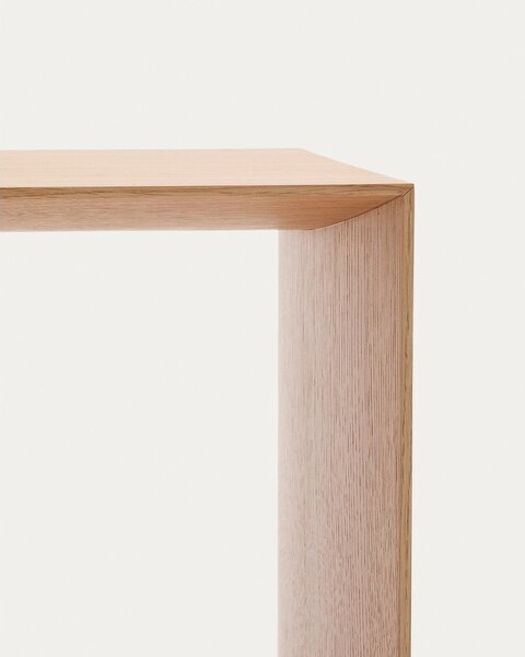 Konferenční stolek ve světle přírodní barvě v dekoru dubu 45x90 cm Litto – Kave Home