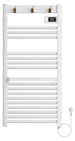 BPS-koupelny Elektrický koupelnový radiátor YASUR WH ECO 500W, 50x105 cm, bílý
