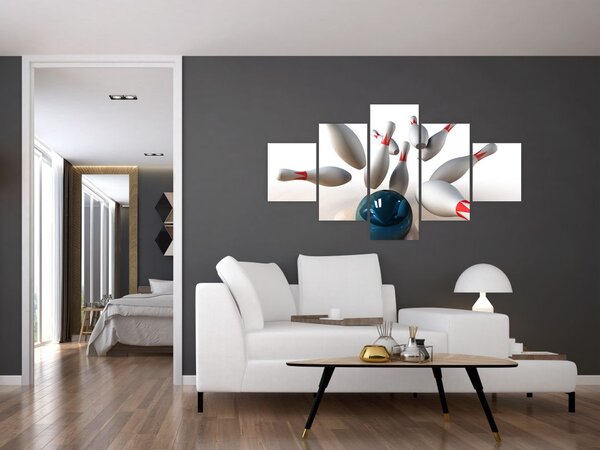 Obraz - Bowling (125x70 cm)