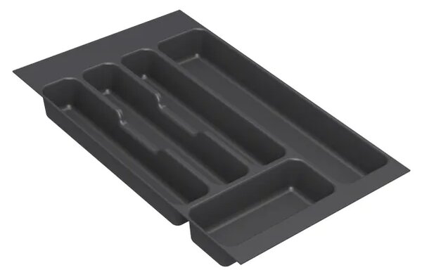 ADEO Vložka / příborník do 40cm šuplíku - CUTLERY šedý plast 30 x 46 cm
