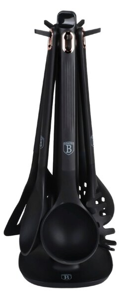 Kuchyňské náčiní sada 6 ks se stojanem Black Rose Collection