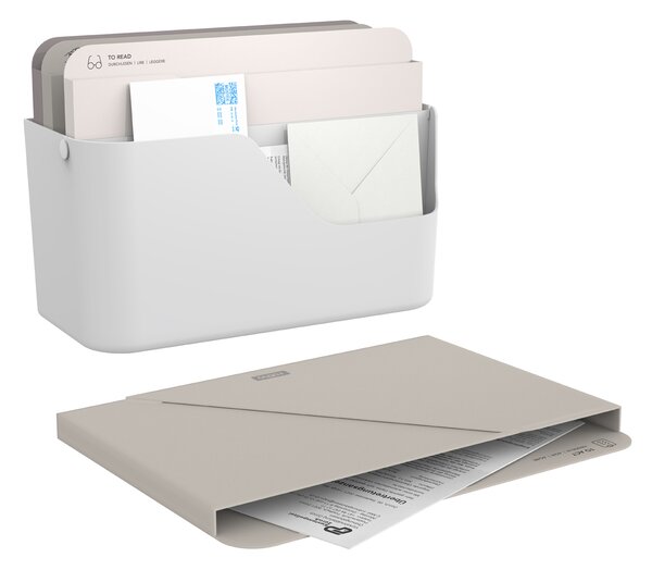 Rotho Sestava – Organizér na poštu + Archivační box - myPAPER bílá