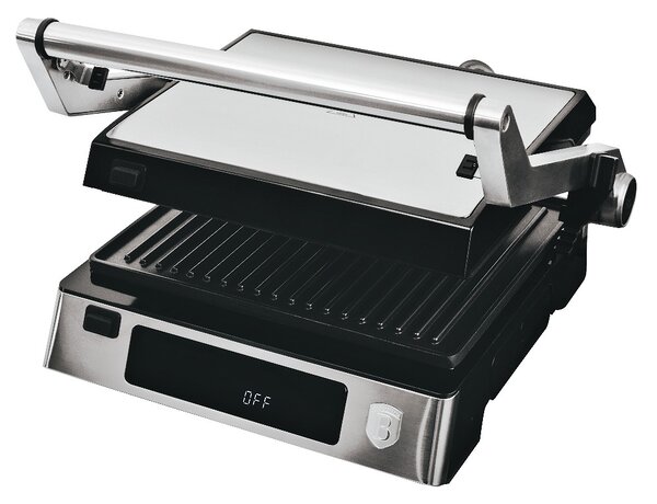Kontaktní gril elektrický s nepřilnavým povrchem 2000 W Stainless Steel