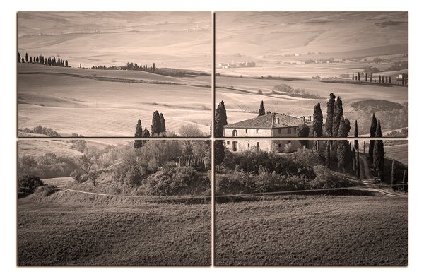 Obraz na plátně - Italská venkovská krajina 1156QE (120x80 cm)