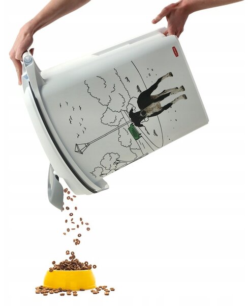 CURVER Kontejner a úložný box na granule pro psy, 23l/10kg DOG