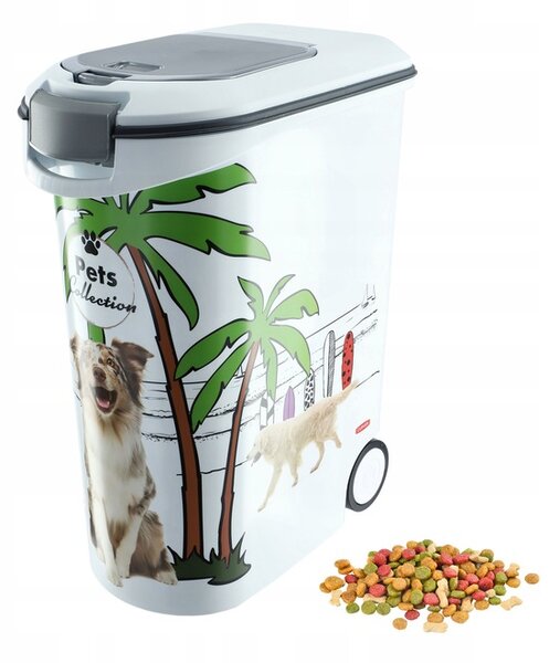 CURVER Kontejner a úložný box na granule pro psy, XXL 54l/20kg