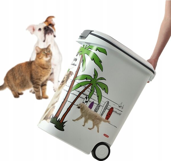 CURVER Kontejner a úložný box na granule pro psy, XXL 54l/20kg