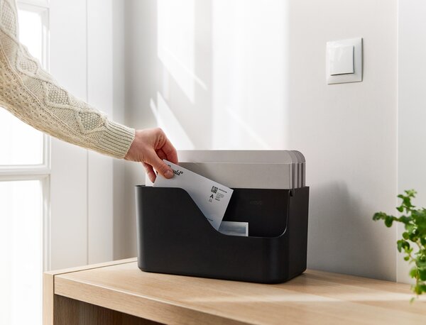 Rotho Sestava – Organizér na poštu + Archivační box - myPAPER černý