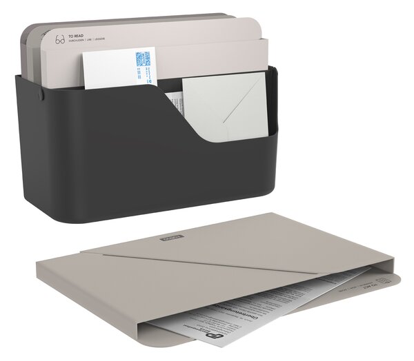 Rotho Sestava – Organizér na poštu + Archivační box - myPAPER černý