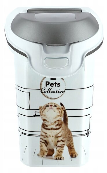 CURVER Kontejner a úložný box na granule pro kočky, 15l/6kg CAT