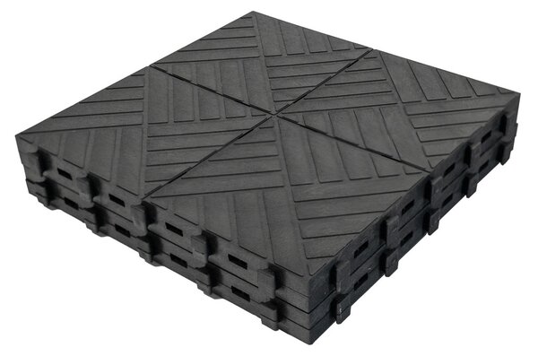 Multy home Gumová dlaždice EXTREME SOLID 45 x 45 cm, černá, 1 ks 4016.91.00