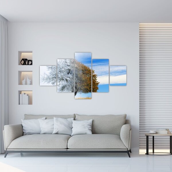 Obraz - Změna ročního období (125x70 cm)