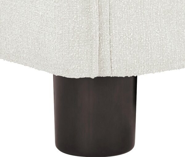 ROHOVÁ SEDAČKA, textil, bílá Livetastic - Sedací soupravy, Online Only