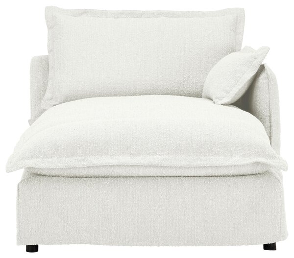 ROHOVÁ SEDAČKA, textil, bílá Livetastic - Sedací soupravy, Online Only