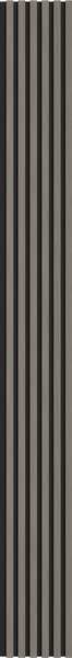 Mexen Lam-B, akustické stěnové lamely 275 × 30 cm, HDF deska 4 mm, technická dýha, dub ocelový, S100-275307-3015-006