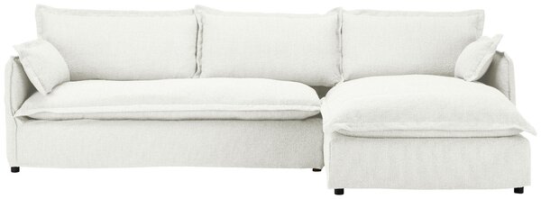 ROHOVÁ SEDAČKA, textil, bílá Livetastic - Sedací soupravy, Online Only