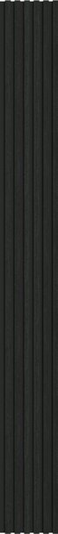 Mexen Lam-B, akustické stěnové lamely 275 × 30 cm, HDF deska 4 mm, technická dýha, dub černý stříbřitý, S100-275307-3015-025