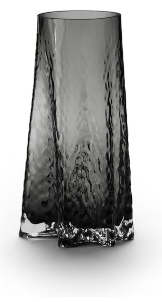 Skleněná váza Gry Smoke 30 cm COOEE Design
