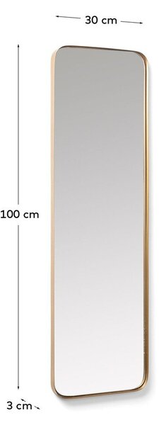 Nástěnné zrcadlo 30x100 cm Marco – Kave Home