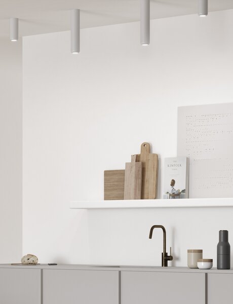 Axolight Urban Mini G, bílé stropní svítidlo, 9W LED 3000K stmívatelné, výška 31,5cm