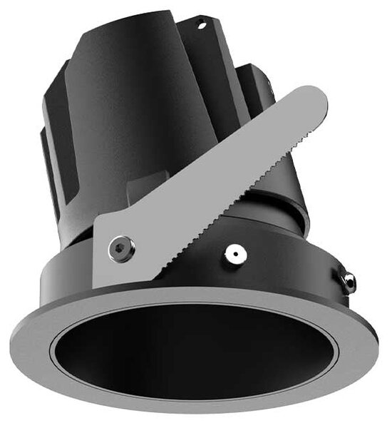 Omnia LED zápustné nastavitelné svítidlo Ra>90 12W - Ø82mmČerná3000K