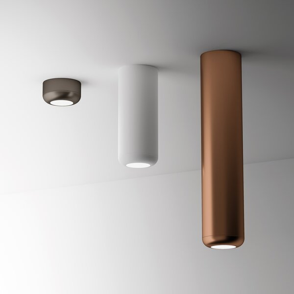 Axolight Urban Mini G, bílé stropní svítidlo, 9W LED 3000K stmívatelné, výška 31,5cm